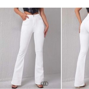 Tall'Girl 100% cotton woman White pants